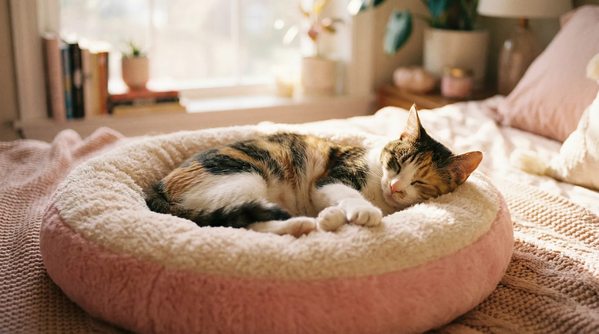 三花猫安静入睡 - 8X8X海外华人2018